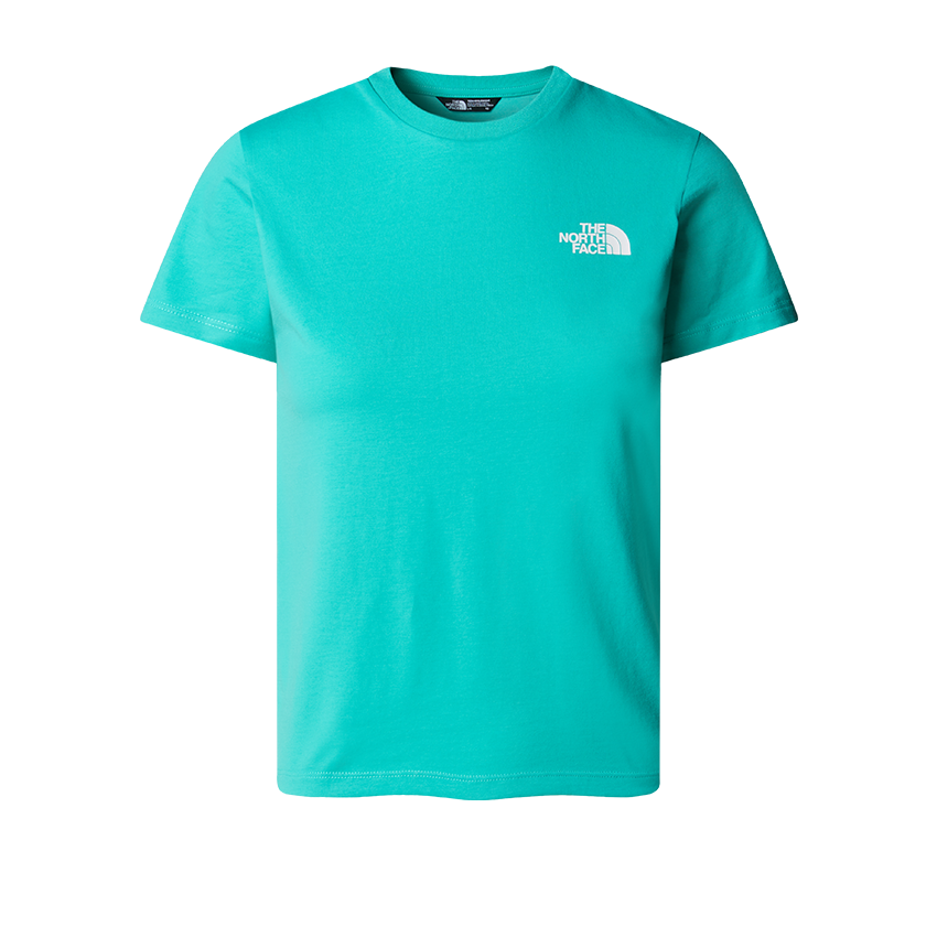 T-Shirt The North Face Bambino Simple Dome Tee Verde Acqua