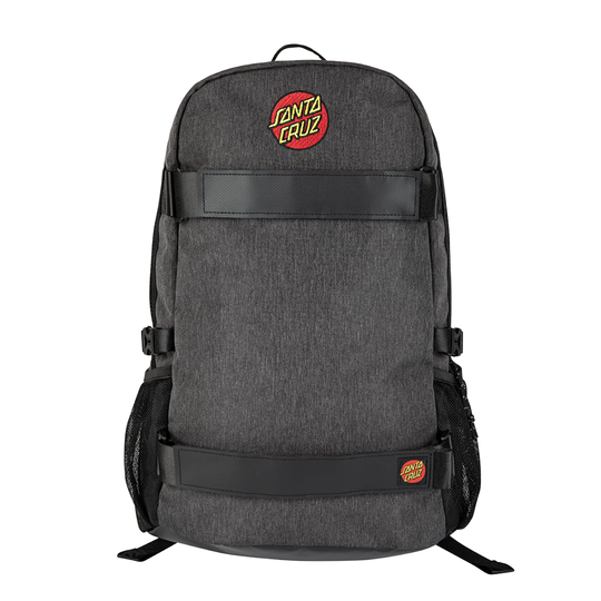 Zaino Santa Cruz Classic Dot Emb Skatepack Nero