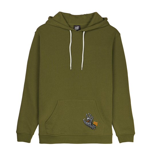 Felpa Santa Cruz Melting Hand Hood Verde