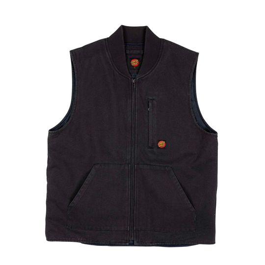 Gilet Santa Cruz Classic Label Vest Nero