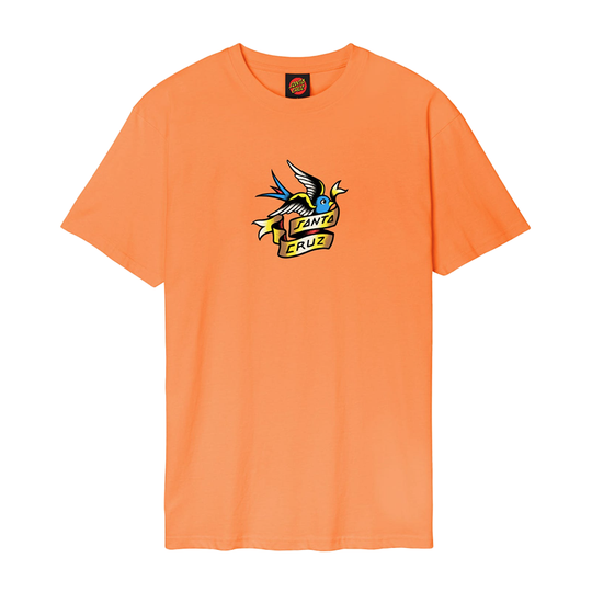 T-Shirt Santa Cruz Sommer Sparrow Tee Arancione