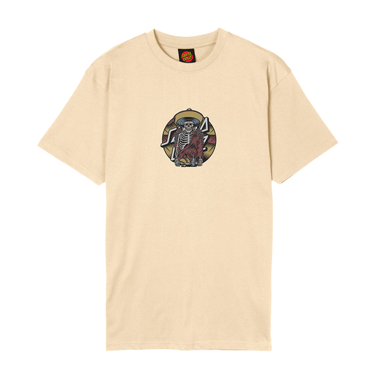 T-Shirt Santa Cruz Guzman Dining Dot Tee Beige