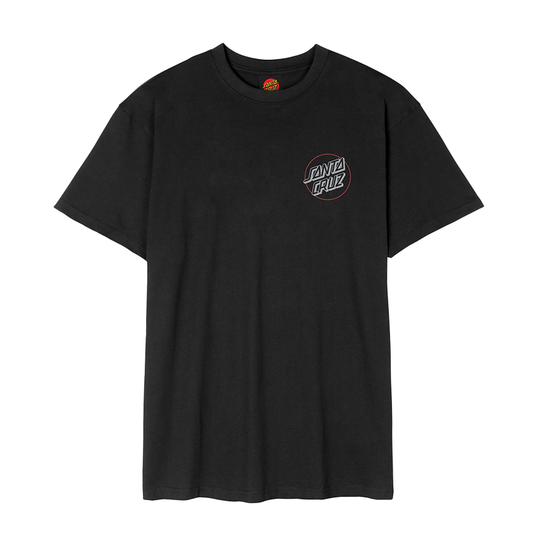 T-Shirt Santa Cruz Wooten Duo Tee Nero