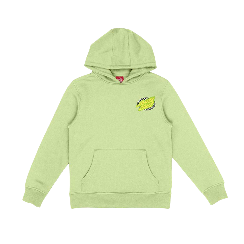 Felpa Santa Cruz Bambino Goal Flame Hood Lime