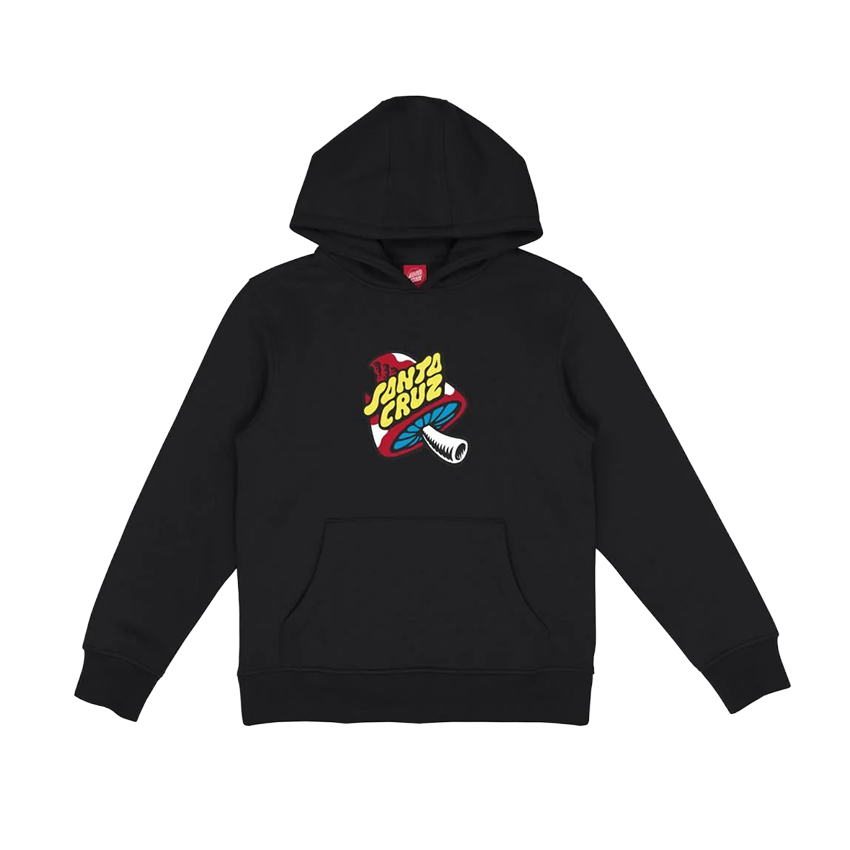 Felpa Santa Cruz Bambino Toadstool Hood Nero