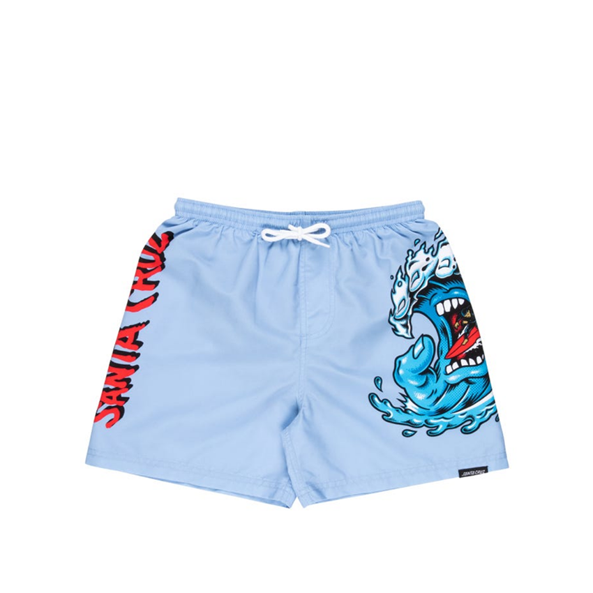 Costume Santa Cruz Bambino Screaming Wave Swimshort Celeste