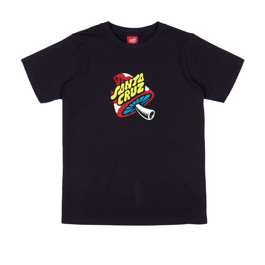 T-Shirt Santa Cruz Bambino Toadstool Tee Nero