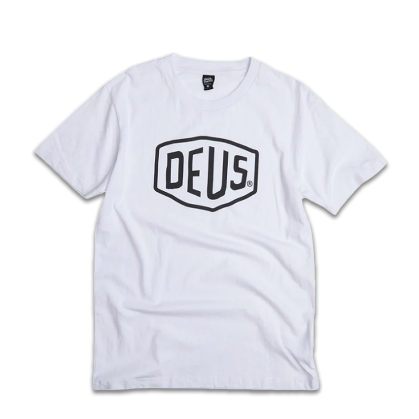 T-Shirt Deus Shield Tee Bianco