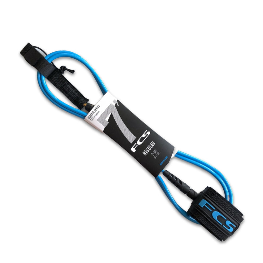 Leash Surf FCS Regular Classic 7' Bleu