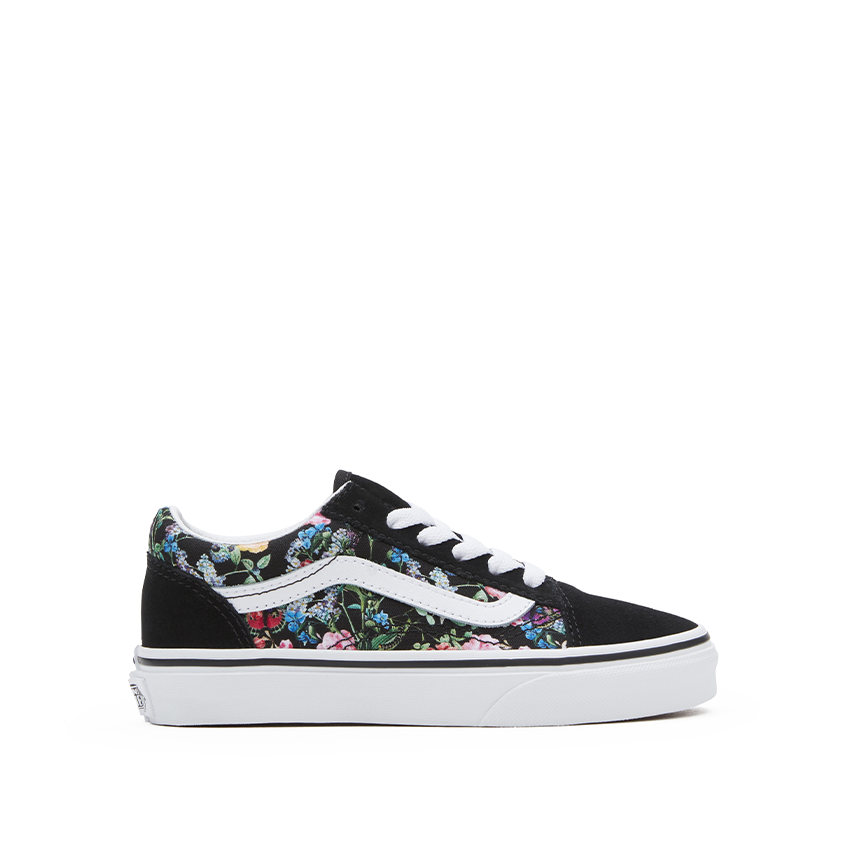 Sneakers Vans Bambino Old Skool Wild Bouquet Nero