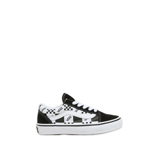 Sneakers Vans Bambino Old Skool Logo Check Nero