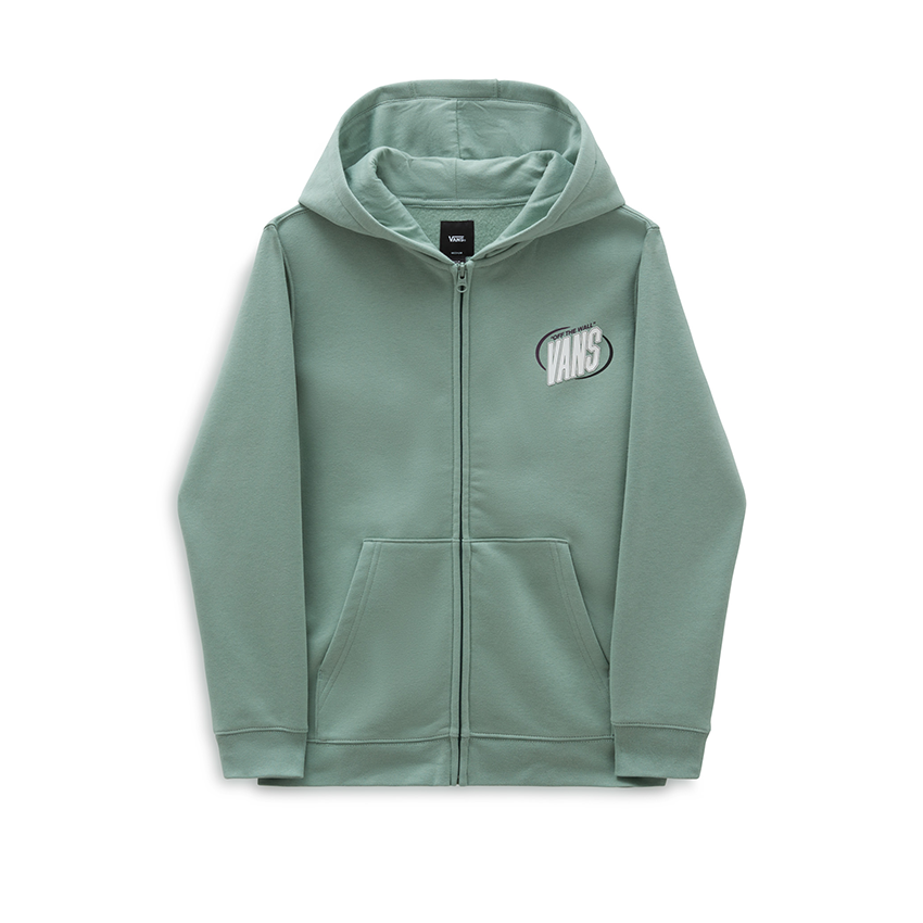 Felpa Vans Bambino Force Field Hood Verde