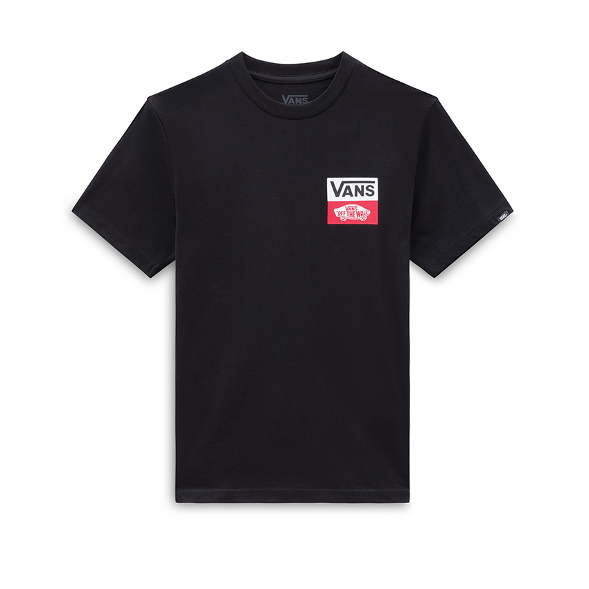 T-Shirt Vans Bambino Og Logo Tee Nero