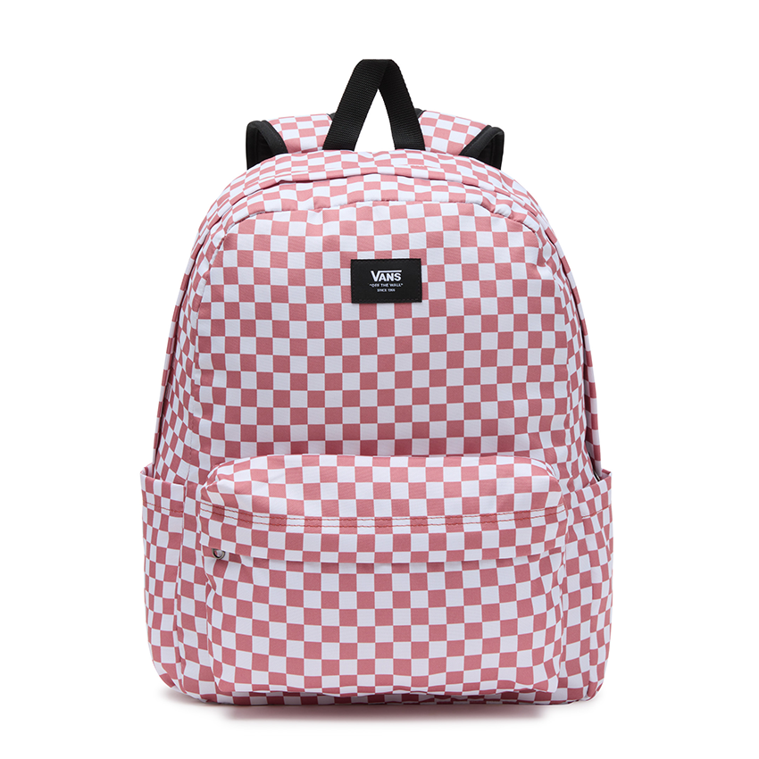 Zaino Vans Old Skool Check Backpack Bianco/Rosso