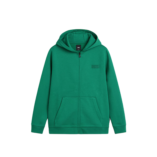Felpa Bambino Vans Core Basic Full Zip Verde