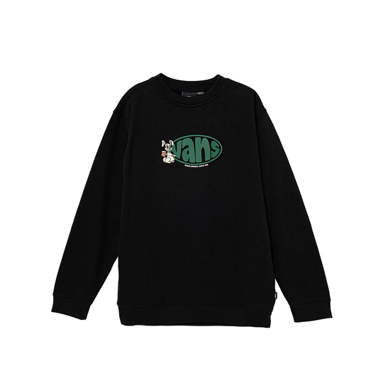 Felpa Bambino Vans Hopper Loose Crew Nero