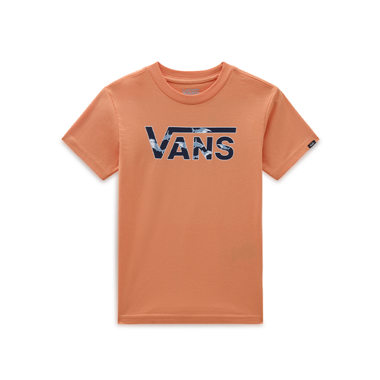 T-Shirt Vans Bambino Classic Logo Fill Tee Arancio