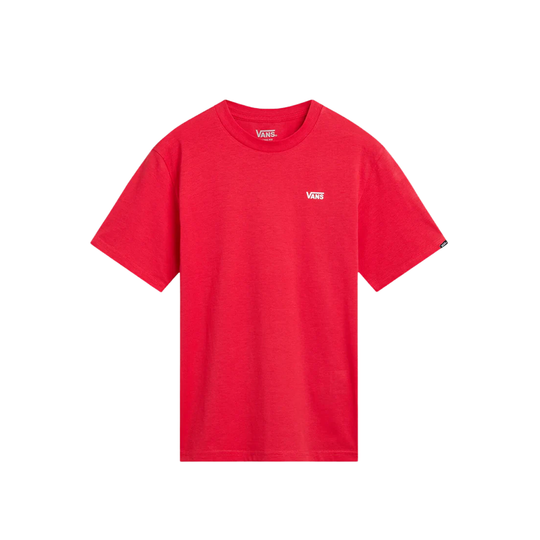 T-Shirt Bambino Vans Left Chest Tee Rosso
