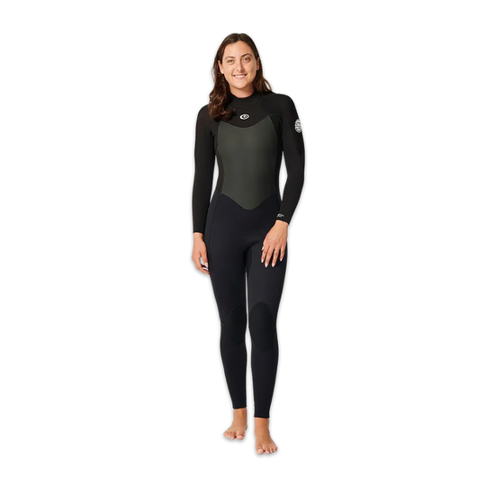 Muta Donna Rip Curl Freelite 3/2mm Full Zip Nero