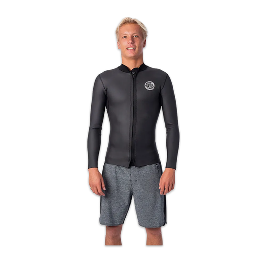 Corpetto Rip Curl Dawn Patrol 1.5mm LS Nero