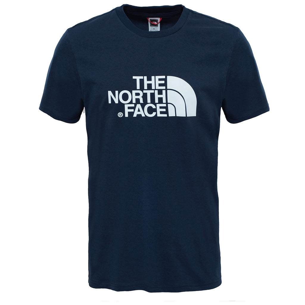 The North Face Einfaches blaues T-Shirt