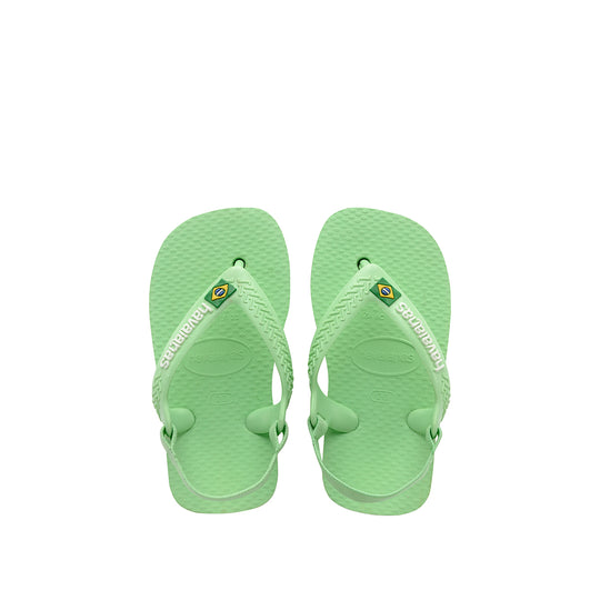 Infradito Havaianas Brasil Logo Bambino Verde
