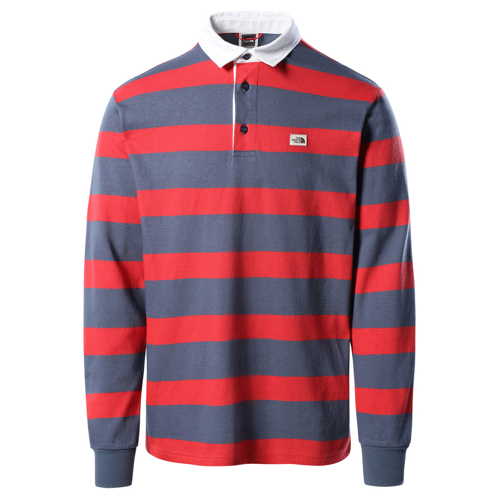 T-Shirt Polo The North Face Rugby Vintage Rosso