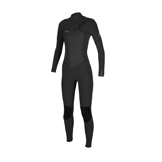 O'Neill Damen Epic 4/3mm Chest Zip Neoprenanzug Schwarz