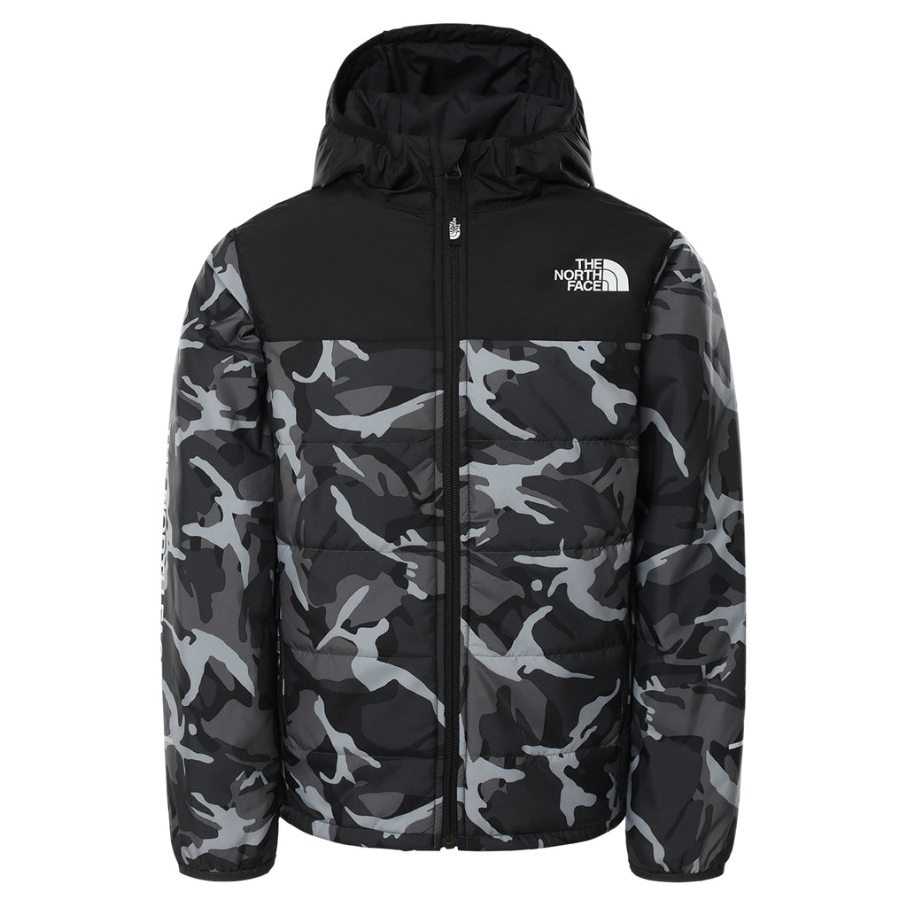 The North Face Reactor Camo Doudoune Garçon Noir