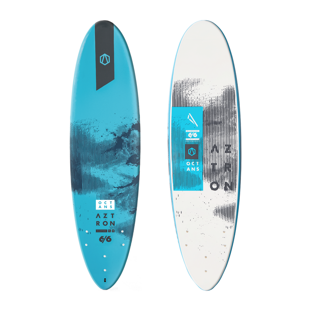 Tavola da Surf Aztron Octans 6’6” Soft-top Celeste