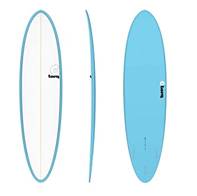 Tavola da Surf Torq TET Funboard 7’2” Pinline Blu