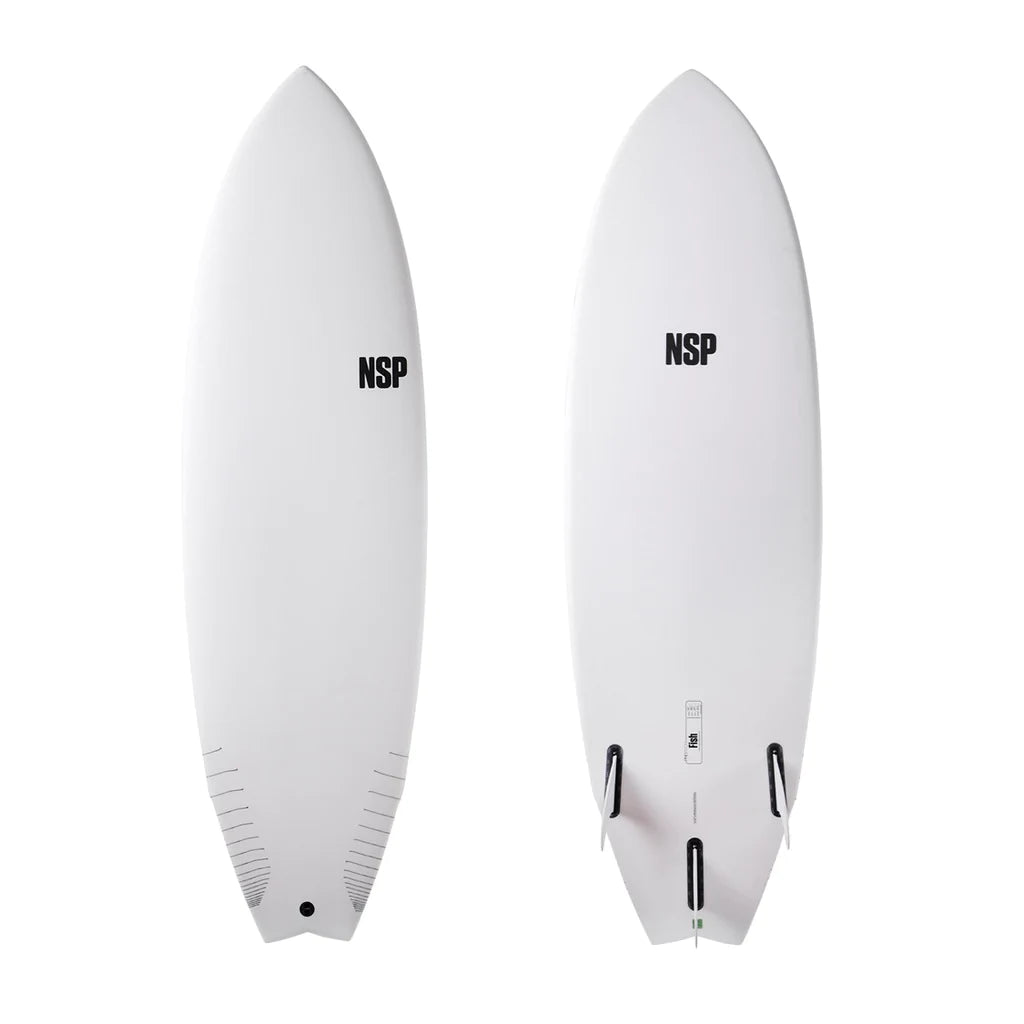 Tavola Da Surf NSP Protech Fish 6'8" Bianca