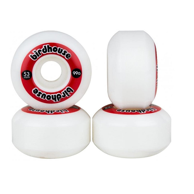 Ruote Skate Birdhouse Logo 53mm 99a Rosse