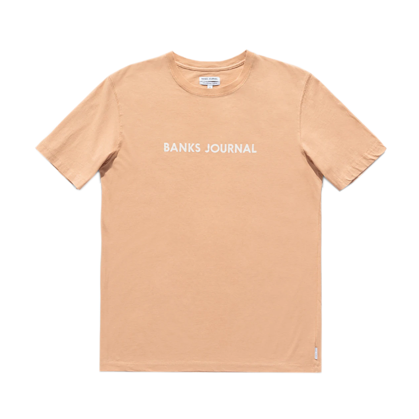 T-Shirt Banks Journal Étiquette Rosa