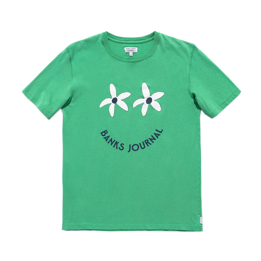 T-Shirt Banks Journal Smile Vert