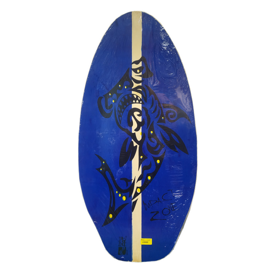 Skimboard Beach Art Hammer Shark 41" Blu