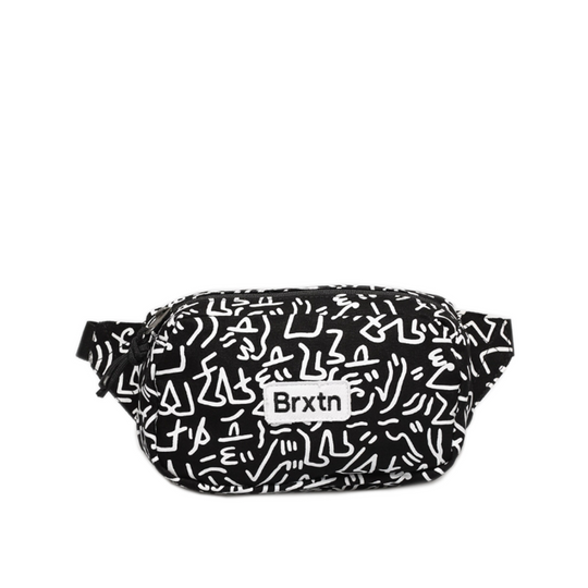 Brixton Gate Black Hip Pouch