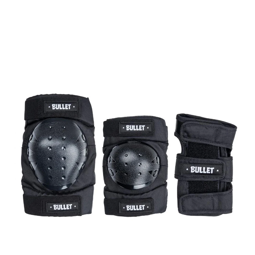 Protections Skate Bullet Padset Combo Adulte Noir