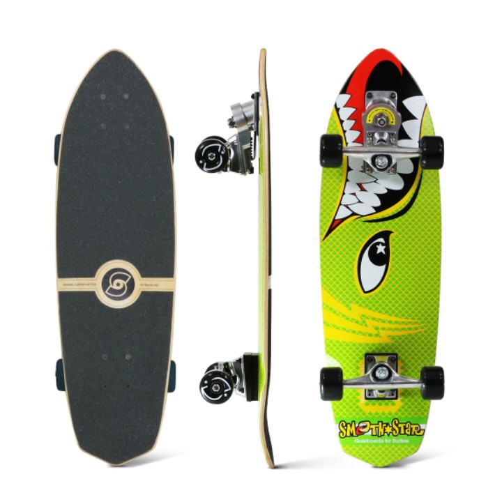 Surfskate Smoothstar Barracuda 30" Verde