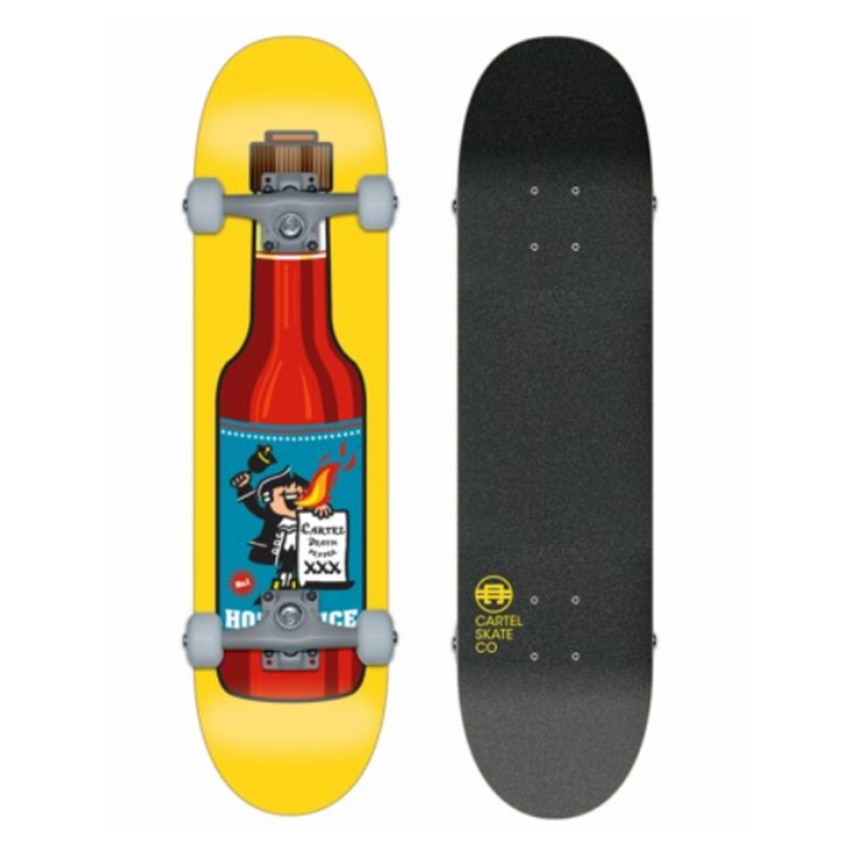 Cartel Hot Sauce 7.8" Skateboard complet