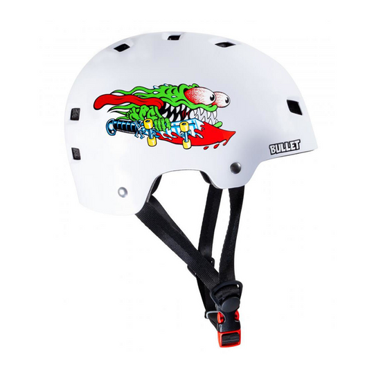 Casco Bullet x Santa Cruz Slasher Bianco