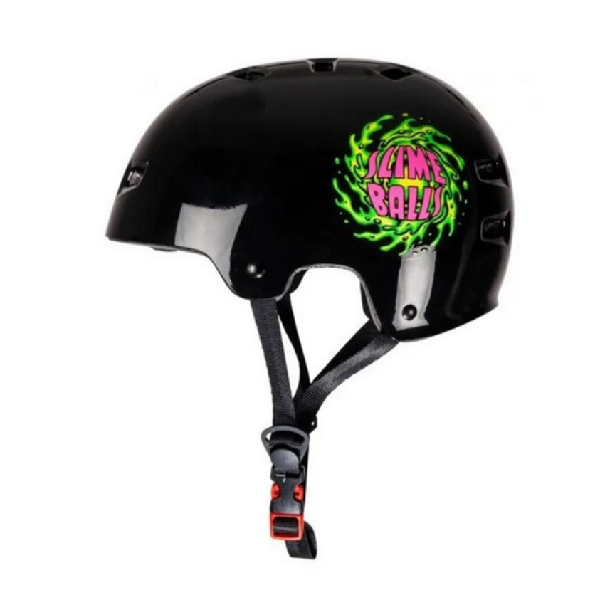 Bullet x Santa Cruz Kinderhelm Slime Logo Schwarz