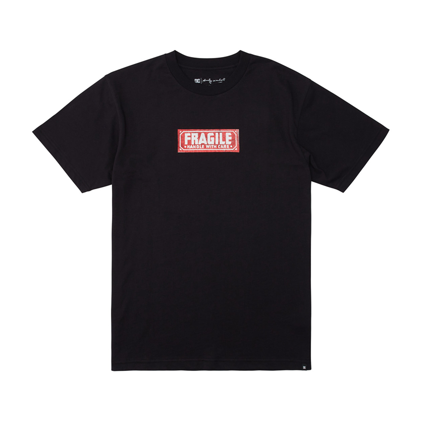 T-Shirt Dc Shoe x Andy Warhol Fragile Nero