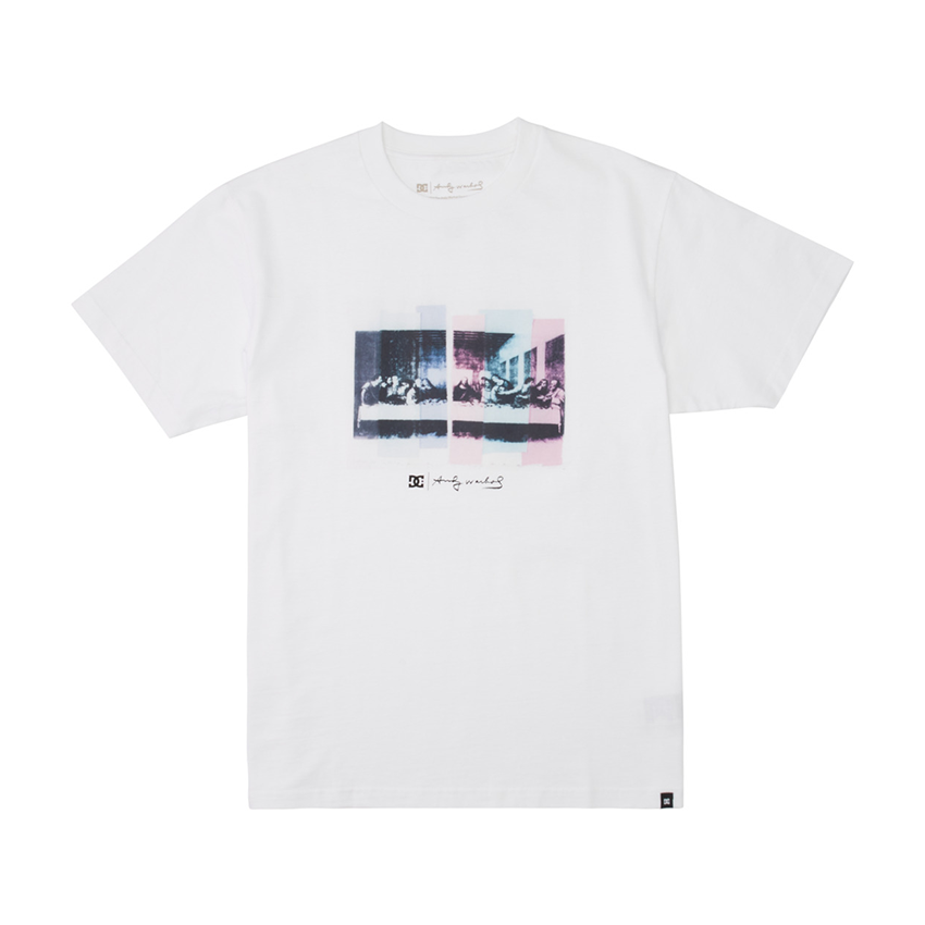 T-Shirt Dc Shoe x Andy Warhol The Last Supper Bianco