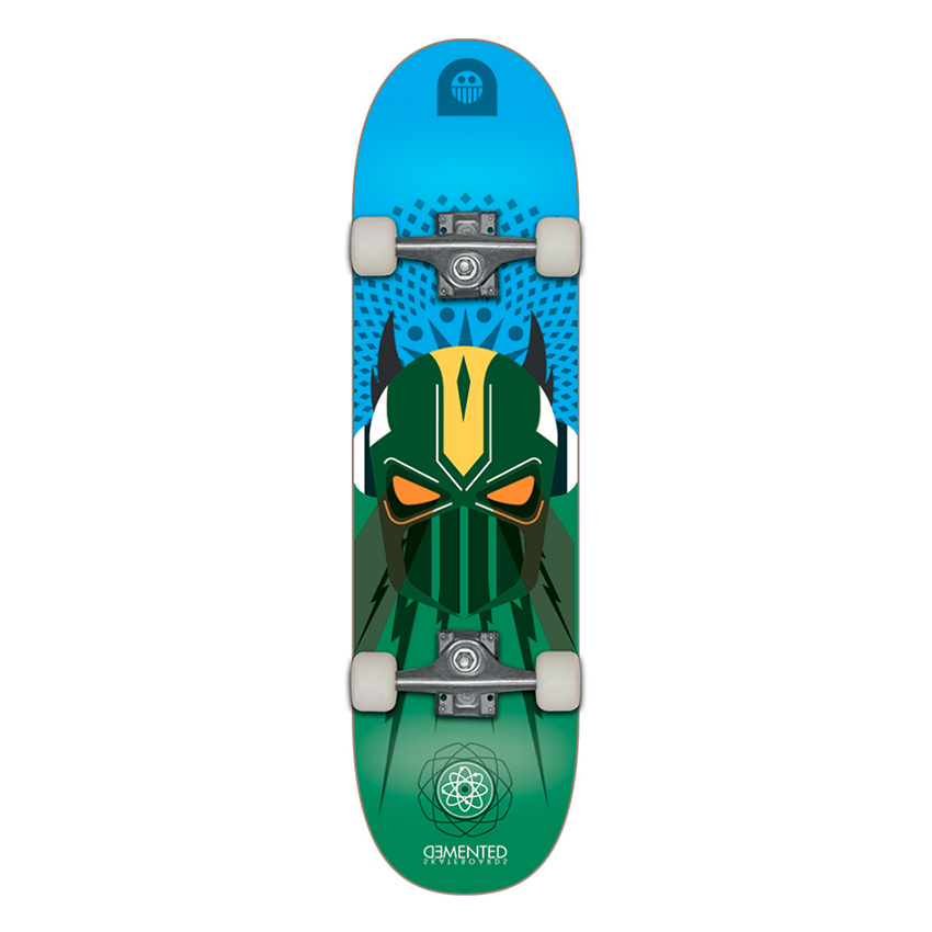 Skate Demented Super Lucha 7,75" Blau