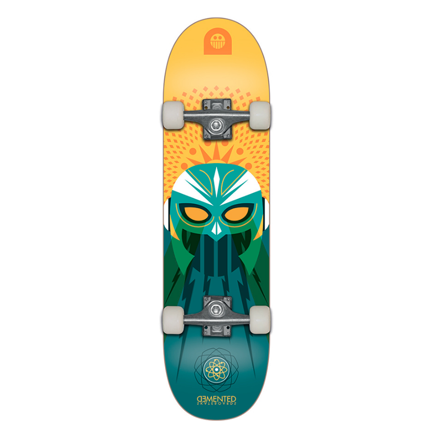 Skate Demented Super Lucha 7,75 Zoll Gelb