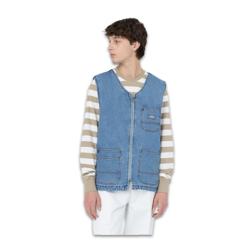 Gilet Dickies Smr Vest Denim Blu