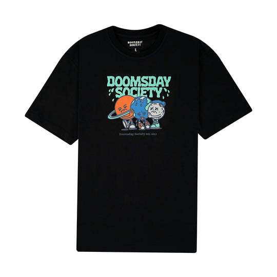 T-Shirt Doomsday Sick World Tee Nero