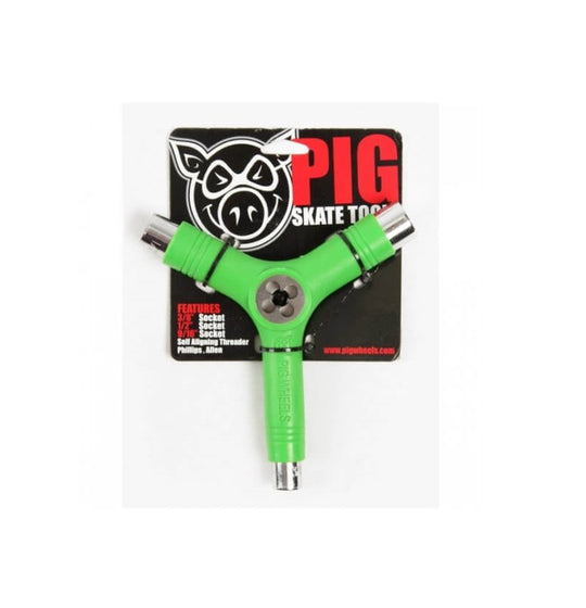 Tool Skate Pig Farbiges T-Tool Verde