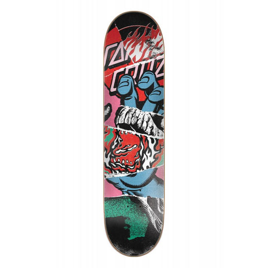 Deck Skate Santa Cruz Ruz Team Hand Print 7.75" Everslick